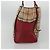 Burberry Borsa Tote Nova Check in PVC beige, oro e rosso Auth 128403 D'oro - vista 4