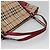 Burberry Borsa Tote Nova Check in PVC beige, oro e rosso Auth 128403 D'oro - vista 7
