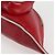 PRADA Borsa a tracolla in pelle argento rosso Auth 130229V - vista 14