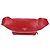 PRADA Borsa a tracolla in pelle argento rosso Auth 130229V - vista 2