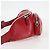 PRADA Borsa a tracolla in pelle argento rosso Auth 130229V - vista 3