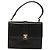 Céline Borsa a Spalla in Pelle Nera e Oro Auth BA3770 Nero D'oro - vista 13