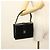 Céline Borsa a Spalla in Pelle Nera e Oro Auth BA3770 Nero D'oro - vista 22