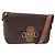 Céline CELINE Macadam Canvas Schultertasche aus PVC-Leder Braun Gold Auth 128760 Golden