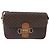 Céline CELINE Macadam Canvas Schultertasche aus PVC-Leder Braun Gold Auth 128760 Golden - Ansicht 13