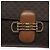 Céline CELINE Macadam Canvas Schultertasche aus PVC-Leder Braun Gold Auth 128760 Golden - Ansicht 17
