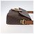 Céline CELINE Macadam Canvas Schultertasche aus PVC-Leder Braun Gold Auth 128760 Golden - Ansicht 3