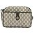 Borsa a Spalla GUCCI GG Plus Supreme PVC Blu Navy Oro Auth BA3799 D'oro - vista 13