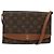 LOUIS VUITTON Borsa a Spalla Monogram Bordeaux 24 M51798 LV Auth ep9509 Monogramma