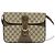 Gucci Sac à bandoulière GG Supreme en PVC beige et or Auth th6212 Doré - vue 13