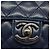 Borsa a Spalla CHANEL in Pelle di Agnello Blu CC Auth BA3679 - vista 18