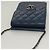 Borsa a Spalla CHANEL in Pelle di Agnello Blu CC Auth BA3679 - vista 6