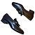 Mocassini Gucci Jarka leather con nappine neri taglia 35 Nero Rosso D'oro Verde