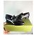 Mocassini Gucci Jarka leather con nappine neri taglia 35 Nero Rosso D'oro Verde - vista 2