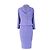 Chanel Traje de Tweed Lavanda con Botones de Joyas 38 FR