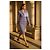 Chanel Traje de Tweed Lavanda con Botones de Joyas 38 FR - vista 8