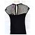 Karl Lagerfeld Schwarzes Karo Viscose Kleid - Ansicht 13