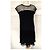 Karl Lagerfeld Schwarzes Karo Viscose Kleid - Ansicht 4