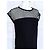 Karl Lagerfeld Schwarzes Karo Viscose Kleid - Ansicht 5