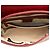 Borsa a Spalla in Pelle Rossa Gucci 1973 Rosso Bordò - vista 4