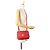 Twist Louis Vuitton Borsa Lockme II BB in pelle rossa Rosso - vista 12