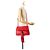 Gucci Rosso Medio Pelle Bamboo Daily Crossbody - vista 14
