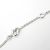 Collana Amuleto Birkin di Hermès in Oro Bianco 18K - vista 4