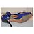 Sandali Balenciaga in pelle blu - vista 4