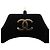 LOT GARMENT BAG FOR CHANEL JACKET + BLACK CC LOGO HANGER - view 11