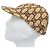 CAPPELLO DA BASEBALL GUCCI IN RAFFIA CON LOGO GG BEIGE E BORDEAUX - vista 2