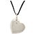 NUOVO COLLANA PENDENTE DODO POMELLATO CUORE IN ARGENTO 925 46GR