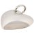 NUOVO COLLANA PENDENTE DODO POMELLATO CUORE IN ARGENTO 925 46GR - vista 5