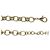 NUOVO COLLANA CHANEL PENDENTE LOGO CC STRASS MULTICOLOR ORO D'oro - vista 6