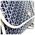 Borsa a spalla in tela blu navy Christian Dior - vista 3