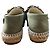 Chanel 17C Coco Cuba Kamelie Khaki Grün Espadrilles EU 41 Olivgrün Dunkelgrün - Ansicht 4