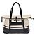 Borsa a spalla Burberry Black Label in tela bianca e argento autentica bs27141 Bianco - vista 13
