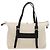 Borsa a spalla Burberry Black Label in tela bianca e argento autentica bs27141 Bianco - vista 2