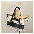 Borsa a spalla Burberry Black Label in tela bianca e argento autentica bs27141 Bianco - vista 22
