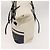 Borsa a spalla Burberry Black Label in tela bianca e argento autentica bs27141 Bianco - vista 3