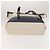 Borsa a spalla Burberry Black Label in tela bianca e argento autentica bs27141 Bianco - vista 5