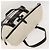 Borsa a spalla Burberry Black Label in tela bianca e argento autentica bs27141 Bianco - vista 6