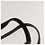 Borsa a spalla Burberry Black Label in tela bianca e argento autentica bs27141 Bianco - vista 8