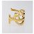 Saint Laurent Bracelete Cassandra de metal dourado Auth yk18725 - vista 5