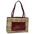 Burberry Borsa Tote Nova Check in PVC Beige Argento Auth BA3864