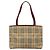 Burberry Borsa Tote Nova Check in PVC Beige Argento Auth BA3864 - vista 2