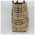 Burberry Borsa Tote Nova Check in PVC Beige Argento Auth BA3864 - vista 4