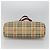 Burberry Borsa Tote Nova Check in PVC Beige Argento Auth BA3864 - vista 5