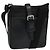 Borsa a Spalla in Pelle Nera e Argento Autentica BA3949 di BURBERRY Nero
