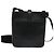 Borsa a Spalla in Pelle Nera e Argento Autentica BA3949 di BURBERRY Nero - vista 2