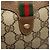 Borsa Sherry Line GG Supreme Web di GUCCI in PVC beige e oro 89 02 066 Auth BA3786 D'oro - vista 17